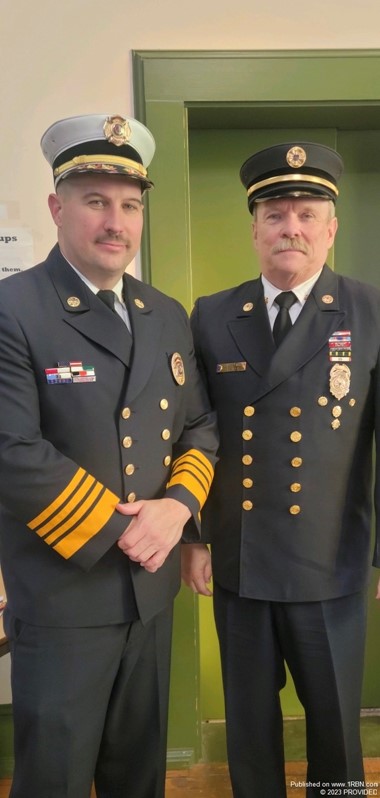 Perth Amboy Chief of Dept. Edward A. Mullen & his father Edward R. Mullen