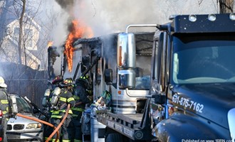 Camper Fire Extinguished in Mastic; One Person Hospitalized