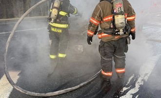 Fully Involved Van Fire Shuts Down I-95 North, Crews Bring Blaze Under Control
