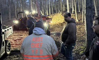 Challenging Nighttime Rescue Near Folly Pond Successfully Locates and Extracts Injured Hiker