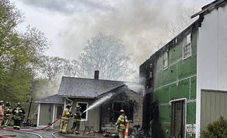 Heavy Fire Damages Bozrah Home