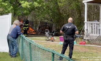 Groton Shed Fire