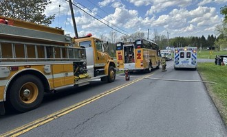 Emergency Crews Respond to Truck vs. Car Crash with Spill Control Operations