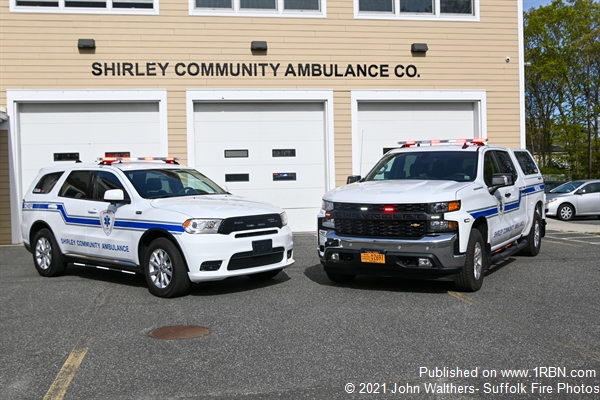 Shiney New Chiefs Trucks for Shirley Ambulance