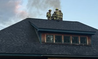 Coordinated Ladder Operations Knock Down Heavy Chimney Fire on Panorama Drive