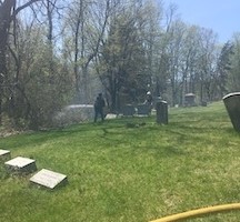 Brush Fire in Middlefield