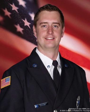 Rutland Fire Department Honors Assistant Chief Garrett Loomis