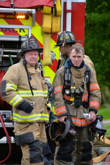 WLFD Captain Brian Long & his son, Firefighter Austin Long