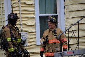 WLFD Father and Son at Recent Structure Fire