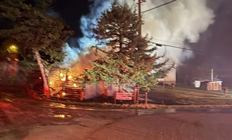 Mutual Aid Units Operate at Derry Township Fire
