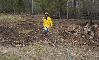 Quick Knockdown Achieved in Multi-Department Woods Fire Response