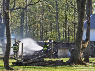 Shed Fire, Lower Milford Twp.
