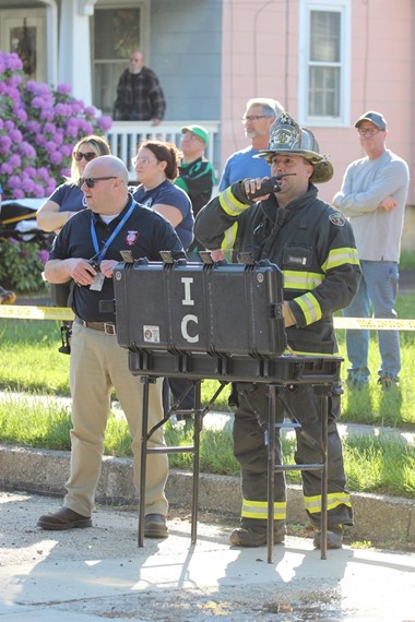 Mt. Ephraim Fire Chief Matt Frankowski & Camden County Fire Coordinator Chris Brown