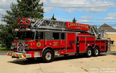 Cinnaminson Ladder 2025 operates former Evesham ladder truck