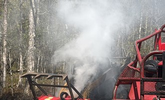Crews Contain Fully Involved Bobcat Fire in Woodland Area