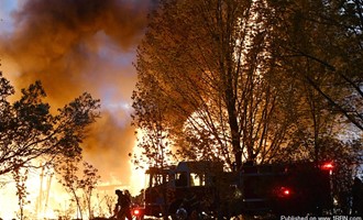 3-Alarm fire in Loudon destroys century old home