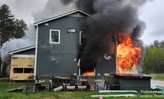 Second Alarm Structure Fire Contained on Turnpike Road