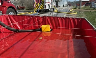 MUTUAL AID RESPONSE MOVES MASSIVE WATER SUPPLY IN CHURCHILL ROAD FIRE