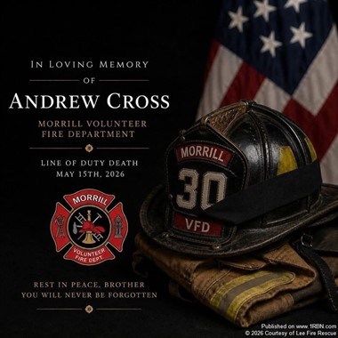 Lee Fire Rescue Shares Condolences for Andrew Cross
