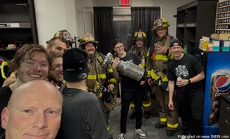 Celebration-Driven Alarm Brings Fire Crews Into Championship Moment at Veterans Memorial Arena