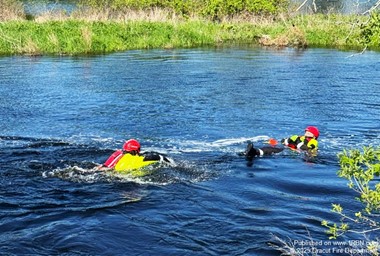 Dracut Fire Department Members Participate in Water Rescue Training