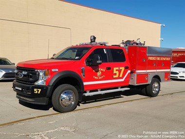 Phoenix Fire Department Shops Build Two Brush Trucks