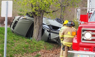 Rollover in Milford
