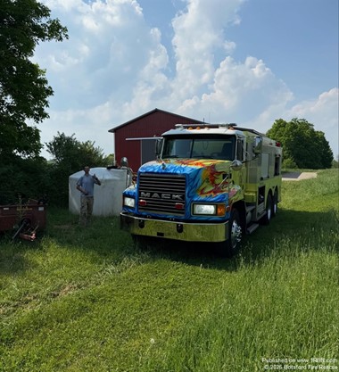 Tanker 557 Assists Local Farmer with Water Supply