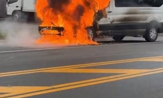 Nesconset Firefighters Extinguish Vehicle Fire