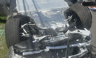 Port Washington Firefighters Extricated Driver After Rollover Crash