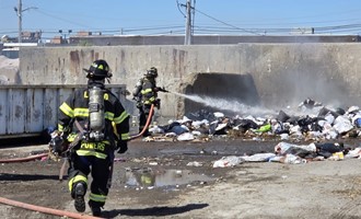 Long Beach Crews Handled Recycling Yard Fire Incident