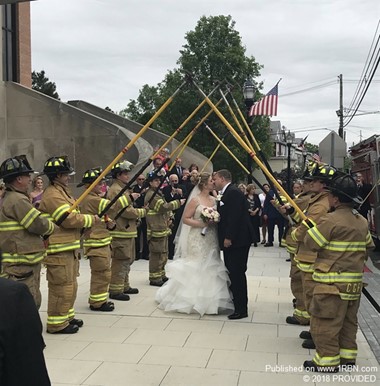 Cedar Grove Deputy Chief Mike Grasso Tyes the Knot!