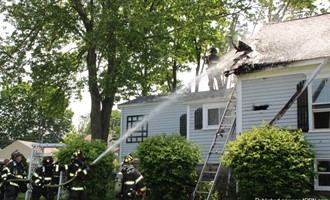 Two Alarm Fire in Fall River