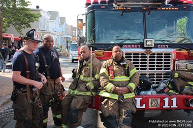 Members of Jersey City Ladder Co. 11