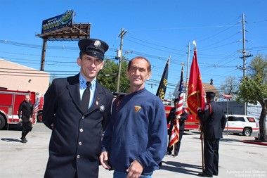Passaic Firefighter James Wood, Jr. & father, James Sr.