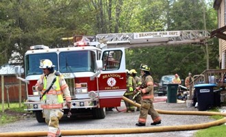 Mutual Aid Departments Assisted at Brandon Structure Fire