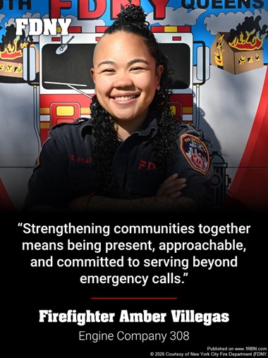 FDNY Recognizes Firefighter Amber Villegas During AAPI Heritage Month