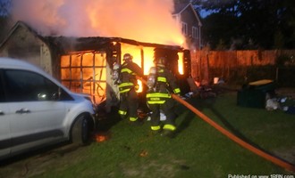 Garage Fire in Kingston