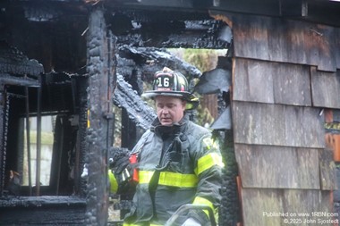 Garage Fire in Kingston