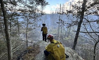 Mutual Aid Crews Assist Glocester with Multiple Large Brush Fires