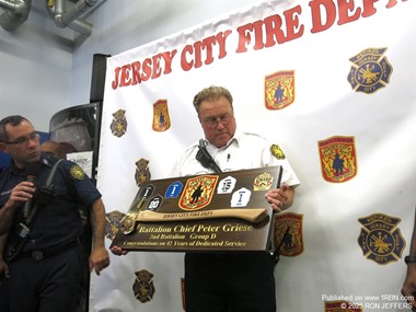 Jersey City 2nd Battalion Chief Pete Griese Retires
