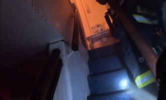 Crews Battle Row Home Fire Following Explosion