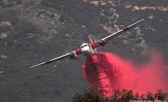 San Diego County Brush Fire Burns over 250 Acres
