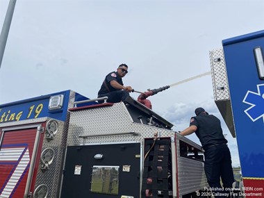 Callaway Fire Department Joins Merritt Brown Middle School’s End-of-Year Celebration
