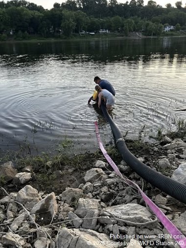 WKFD Firefighters Train on Advanced Drafting Techniques