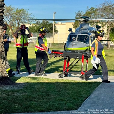 Hialeah Crews Coordinate Air Medical Transport for Critical Patient