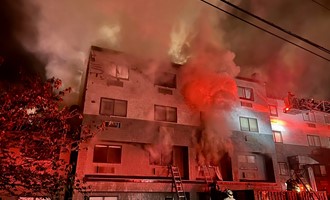 Four Alarms Struck at Newport Hotel Fire