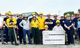 IN HOUSE TRAINING LLC WORKING WITH FLANDERS FIRE ON WILDLAND TRAINING
