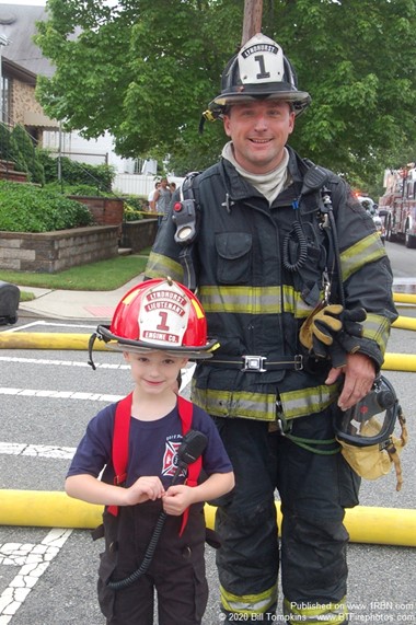 Lyndhurst Lt. Paul Haggerty & son Paulie