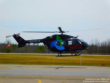 Lehigh Valley Medevac 4 taking off from base
